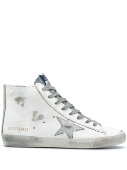 Golden Goose: Белые кроссовки  Francy