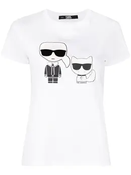 Karl Lagerfeld: Белая футболка 