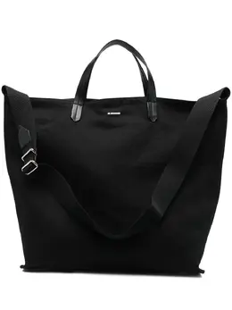 Jil Sander: Сумка-шоппер с принтом 