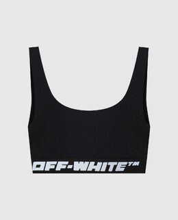 Off-White: Чёрный топ