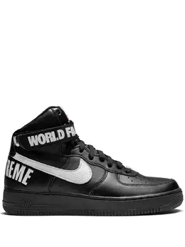 Nike: Чёрные кроссовки  Air Force 1 High