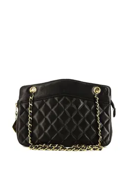 Chanel Pre-Owned: Чёрная сумка 