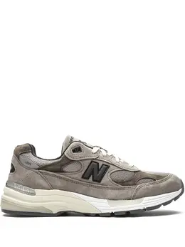 New Balance: Коричневые кроссовки 
