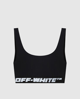 Off-White: Чёрный топ 