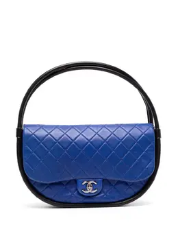 Chanel Pre-Owned: Голубая сумка 