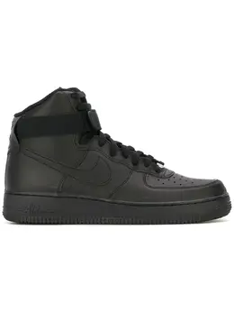 Nike: Чёрные кроссовки  Air Force 1 High