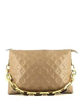 Louis Vuitton: Коричневая сумка 