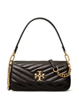 Tory Burch: Чёрная сумка  Kira Chevron