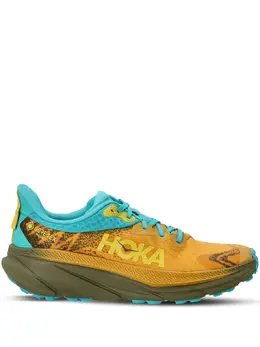 Hoka One One: Жёлтые кроссовки 