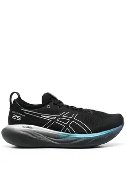 ASICS: Чёрные кроссовки 