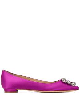 Manolo Blahnik: Розовые балетки  Hangisiflat