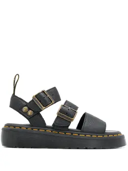 Dr. Martens: Чёрные сандалии 