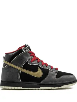 Nike: Чёрные кроссовки SB Dunk High Premium