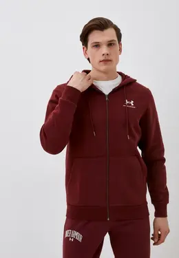 Under Armour: Бордовая толстовка