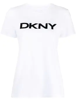 DKNY: Футболка с принтом 