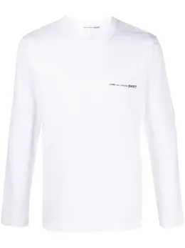 Comme Des Garçons Shirt: Белая футболка 