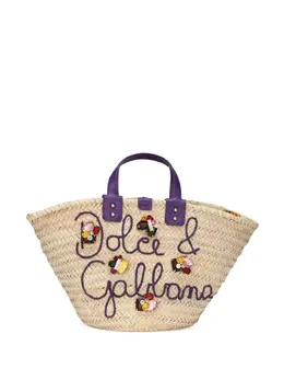 Dolce & Gabbana: Фиолетовая сумка  Kendra