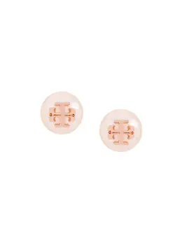 Tory Burch: Серьги  Double T