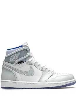 Jordan: Белые кроссовки  Air Jordan 1 Zoom