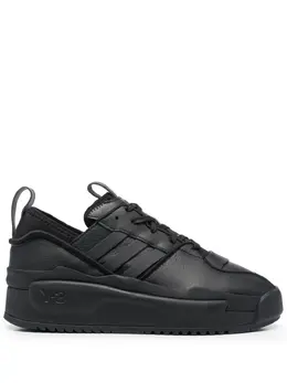 Y-3: Чёрные кроссовки 