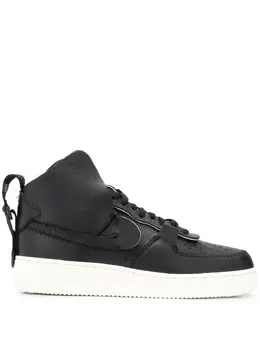 Nike: Чёрные кроссовки  Air Force 1 High