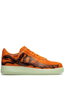 Nike: Оранжевые кроссовки  Air Force 1 Low