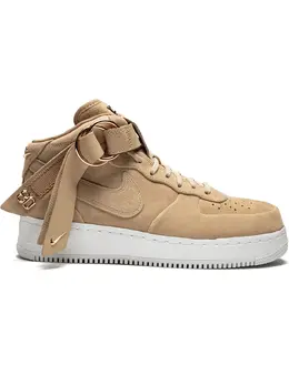 Nike: Коричневые кроссовки Air Force 1