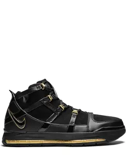 Nike: Чёрные кроссовки  Zoom Lebron 3 QS