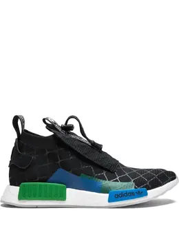 Adidas: Чёрные кроссовки  NMD