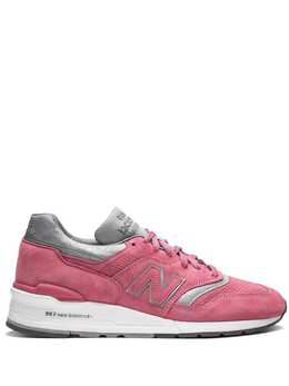 New Balance: Розовые кроссовки 997