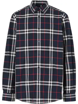 Burberry: Винтажная рубашка Vintage Check