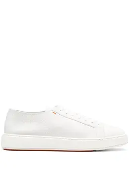 Santoni: Светлые кроссовки 
