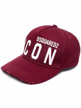 Dsquared2: Бордовая кепка  Icon