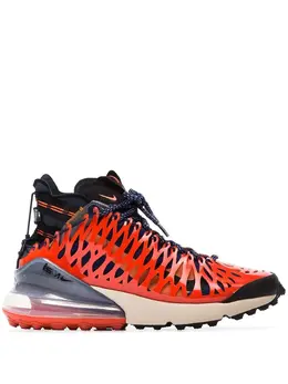 Nike: Красные кроссовки  Air Max 270