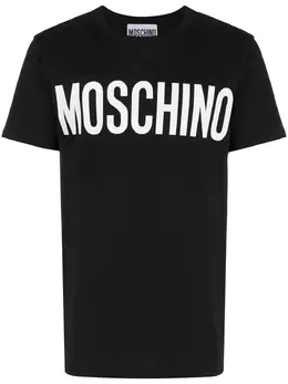 Moschino: Футболка с принтом 