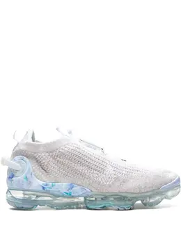 Nike: Белые кроссовки Air Vapormax 2020 Flyknit