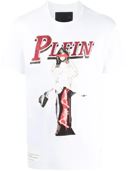 Philipp Plein: Футболка с принтом 