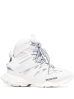 Balenciaga: Белые ботинки  Track