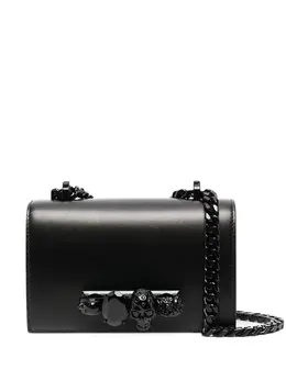Alexander McQueen: Чёрная сумка  Jewelled Satchel