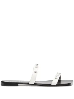 Giuseppe Zanotti: Чёрные сандалии  Croisette
