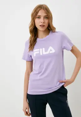 Fila: Фиолетовая футболка 