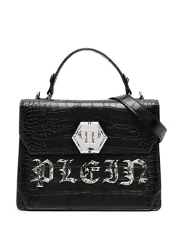 Philipp Plein: Чёрная сумка-шоппер  Gothic Plein