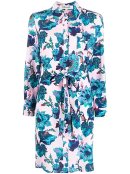DVF Diane von Furstenberg: Платье с растительным принтом 