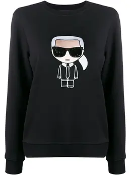 Karl Lagerfeld: Чёрный свитшот  Karl