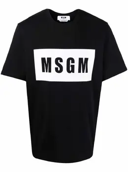 MSGM: Футболка с принтом 