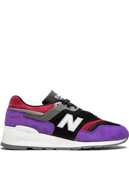 New Balance: Фиолетовые кроссовки  997