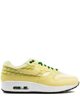 Nike: Зелёные кроссовки  Air Max 1