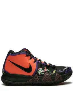 Nike: Оранжевые кроссовки  Kyrie 4