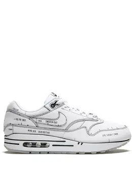Nike: Белые кроссовки  Air Max 1