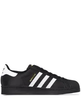 Adidas: Чёрные кроссовки  Superstar